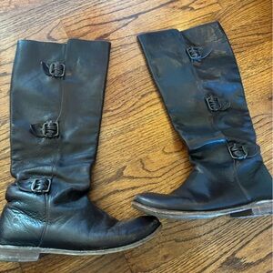 Frye Women's Brown Leather Knee-High Boots SZ 6.5